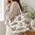Retro Cartoon Sloths for Relaxed Everyday Errands and Weekend Getaways Quilted Tote Bag - 3