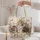 Six Kitten and Butterfly Countryside Florals for Cozy Picnic Days and Cat Lovers Gifting Quilted Tote Bag - 5