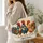 Colorful Patchwork Roosters for Everyday Market Outings and Farmhouse Style Lovers Quilted Tote Bag - 3