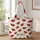 Cheerful Red Ladybugs for Springtime Outings and Everyday Style for Women and Girls Quilted Tote Bag - 1
