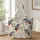 African Grey Parrots on Branches for Bird Lovers and Relaxed Everyday City Errands Quilted Tote Bag - 1