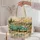 Turquoise Vintage Camper Van for Summer Camping Trips and Roadside Adventure Gifts Quilted Tote Bag - 5