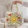 Wildflower Sunburst Meadow For Sunny Beach Days And Cottage Garden Outings For Her Quilted Tote Bag - 5
