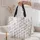 Cute Floating Ghosts for Halloween Parties and Everyday Spooky Style for Her and Friends Quilted Tote Bag - 5
