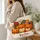 Patchwork Pumpkins and Autumn Harvest Charm for Cozy Fall Outings and Seasonal Gifting Quilted Tote Bag - 3