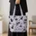 Witch Hat Cauldron and Black Cat Halloween Gift for Cozy Spooky Season Lovers Women Quilted Tote Bag - 4