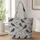 Crow and Skull Gothic Halloween Gift for Raven Lovers and Dark Academia Fans Quilted Tote Bag - 1