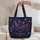 Midnight Bats and Starlit Blooms for Halloween Nights and Spooky Season Gift Giving Quilted Tote Bag - 5
