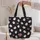 Cute White Ghosts and Pink Hearts for Halloween Grocery Runs and Everyday Errands Quilted Tote Bag - 5
