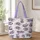 Whimsical Lavender Opossums For Everyday Grocery Runs And Nature-Loving Shoppers Gift Quilted Tote Bag - 1