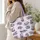 Whimsical Lavender Opossums For Everyday Grocery Runs And Nature-Loving Shoppers Gift Quilted Tote Bag - 3