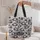 Bat Cat Grocery-Day Charm for Halloween Errands and Everyday Market Runs, Cat Lovers Quilted Tote Bag - 5