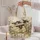 Cream Wool Sheep Among Wildflowers for Cottagecore Days and Farmhouse Gift Giving Quilted Tote Bag - 5