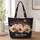 Cute Ghost Trio Halloween Trick Or Treat Keepsake For Spooky Season Fans And Autumn Nights Quilted Tote Bag - 1