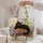Black Cat on Vintage Books with Garden Blooms for Cozy Reading Lovers Quilted Tote Bag - 5