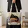 Black Cat on Vintage Books with Garden Blooms for Cozy Reading Lovers Quilted Tote Bag - 4