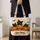 Black Cats and Jack-o'-Lanterns for Halloween Trick-or-Treating Gifts for Cat Lovers Quilted Tote Bag - 4