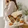 Halloween Butterfly and Pumpkin Gift for Autumn Celebrations and Spooky Season Lovers Quilted Tote Bag - 3