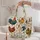 Colorful Rooster and Chicken Motifs for Farmhouse Travel and Everyday Gifting Quilted Tote Bag - 5