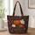 Halloween Pumpkins, Ghosts & Witch Hat for Autumn Market Days and October Gifting Quilted Tote Bag - 1
