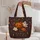 Halloween Pumpkins, Ghosts & Witch Hat for Autumn Market Days and October Gifting Quilted Tote Bag - 5