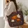 Halloween Pumpkins, Ghosts & Witch Hat for Autumn Market Days and October Gifting Quilted Tote Bag - 3