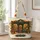 Autumn Bookshop Windows, Leaves And Pumpkins For Cozy Reading Season Gift For Librarians Quilted Tote Bag - 1