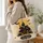 Haunted House Moon And Pumpkins For Halloween Gifts And Spooky Autumn Nights Quilted Tote Bag - 3