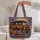 Haunted Halloween Van with Trick-or-Treaters for Spooky October Travel Gifts Quilted Tote Bag - 5