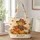 A friendly scarecrow with pumpkins Corn And Autumn Leaves Scarecrow Pumpkin Harvest for Cozy Quilted Tote Bag - 1