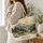Mountain River Cabin Wilderness Scene For Hiking Trips And Nature Lover Getaways Quilted Tote Bag - 3
