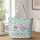 Pastel Nurse Medical Icons for Nursing Graduation and Caregiver Appreciation Gifts Quilted Tote Bag - 1