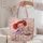 Red Yarn-Haired Rag Doll Circus Scene for Whimsical Travel and Everyday Adventures Quilted Tote Bag - 5