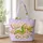 Cheerful Green Caterpillar and Storybook Garden Gift for Young Readers and Teachers Quilted Tote Bag - 1