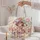 Pastel Circus Jester Girl Keepsake For Birthday Gifts And Whimsical Everyday Outings Quilted Tote Bag - 5
