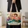 Four Vintage Best Friends Sharing Tea and Cheer for Cozy Everyday Outings Quilted Tote Bag - 4
