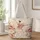 Ballet Dancer With Blush Peonies for Recitals and Birthday Gifts for Young Dancers Quilted Tote Bag - 1