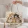 Five Fluffy Kittens Gathering for Cozy Everyday Outings, A Sweet Gift for Cat Lovers Quilted Tote Bag - 5