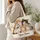 Five Fluffy Kittens Gathering for Cozy Everyday Outings, A Sweet Gift for Cat Lovers Quilted Tote Bag - 3