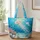 Glowing Jellyfish And Coral Ocean Scene For Coastal Escapes And Ocean Life Lovers Gift Quilted Tote Bag - 1