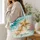 Starfish And Seashell Coastal Ocean Scene For Beach Days And Summer Shore Getaways Quilted Tote Bag - 3