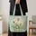 Dandelion Seed Heads and Wildflowers for Springtime Nature-Loving Women and Garden Lovers Quilted Tote Bag - 4
