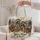 Autumn Raccoon Family in Mountain Woods for Cozy Woodland Laundry Days at Home Quilted Tote Bag - 5
