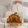 Whimsical Pumpkin Cottage Autumn Welcome for Halloween Home Decor and Fall Gifts Quilted Tote Bag - 5