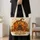 Whimsical Pumpkin Cottage Autumn Welcome for Halloween Home Decor and Fall Gifts Quilted Tote Bag - 4