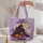 Haunted House, Ghosts and Pumpkins for Spooky Halloween Party Night Celebrations Quilted Tote Bag - 5