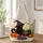 Witch Hat Black Cat and Bubbling Cauldron for Cozy Halloween Nights and Cat Lovers Quilted Tote Bag - 1