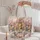 Ballet Christmas Village With Nutcrackers for a Whimsical Holiday Keepsake Quilted Tote Bag - 5