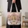 Ballet Christmas Village With Nutcrackers for a Whimsical Holiday Keepsake Quilted Tote Bag - 4