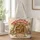 Pink Mushroom Cottage Fairy House for Cozy Woodland Cottagecore Gifting Quilted Tote Bag - 1